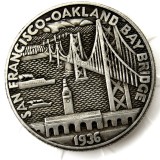 US 1936 San Francisco Commemorative Half Dollars Silver Plated Copy Coins