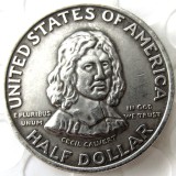 USA 1934 Maryland Commemorative Half Dollars Silver Plated Copy Coins