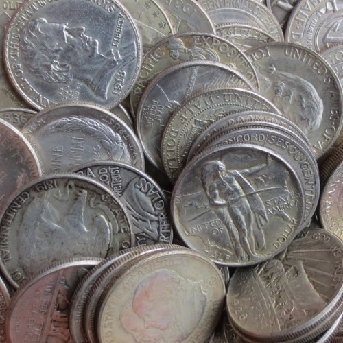 USA 1869 - 1952 61PCS Mix Date Commemorative Half Dollar Silver Plated Copy Coins