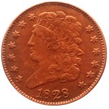 US Classic Head Half cents 1828 100% Copper Copy Coins