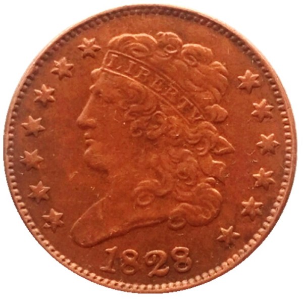 US Classic Head Half cents 1828 100% Copper Copy Coins
