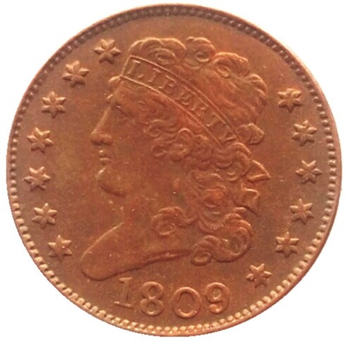 US A Set Of(1809-1836) 13pcs Classic Head Half cents 100% Copper Copy Coins