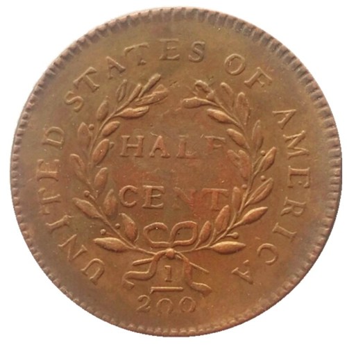 US A Set Of(1794-1797) 4pcs Liberty Cap Half Cent Copy Coin