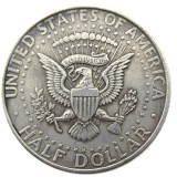 FK(09)USA Kennedy Half Dollar skull zombie skeleton hand carved Copy Coins