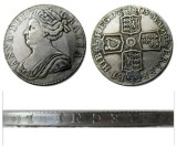 UF(12)United Kingdom 1708 1 Crown Anne Silver Plated Copy Coin