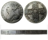 UF(11)United Kingdom 1707 1 Crown Anne Silver Plated Copy Coin