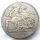 Great Britain 1898 silver crown Queen Victoria veiled head Silver Plated Copy coin