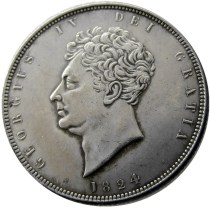 UF(06) Great Britain 1824 George IV Half Crown Copy Coin