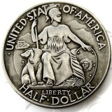 USA 1935/1936D San Diego Commemorative Half Dollars Silver Plated Copy Coins