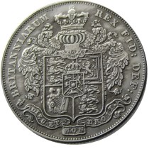UF(07) Great Britain 1826 George IV Half Crown Copy Coin