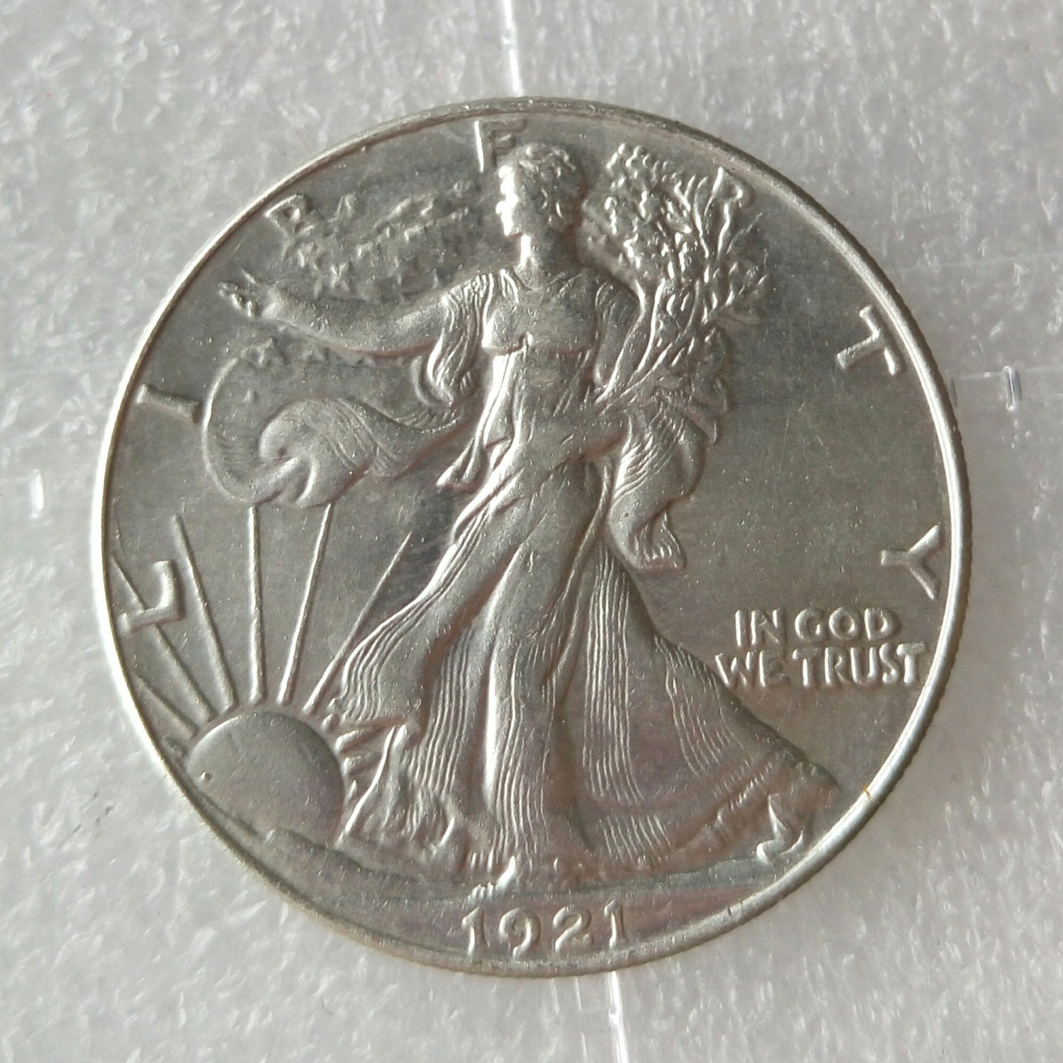 90 Silver US 1921 Walking Liberty Half Dollar Copy Coin