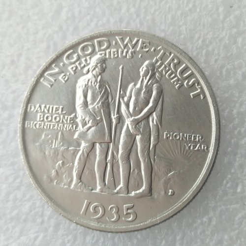 90% Silver USA 1935D Daniel Commemorative Half Dollars Copy Coins