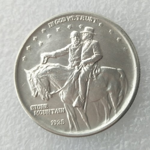90% Silver USA 1925 Stone Half Dollar Commemorative Copy Coin
