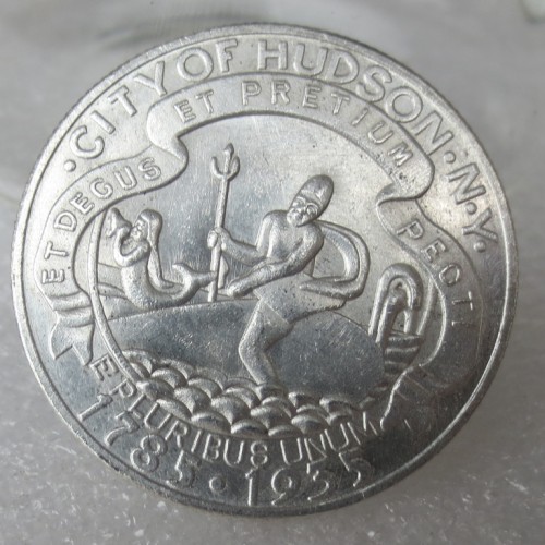 90% Silver USA 1935 Hudson Half Dollar Commemorative Copy Coin