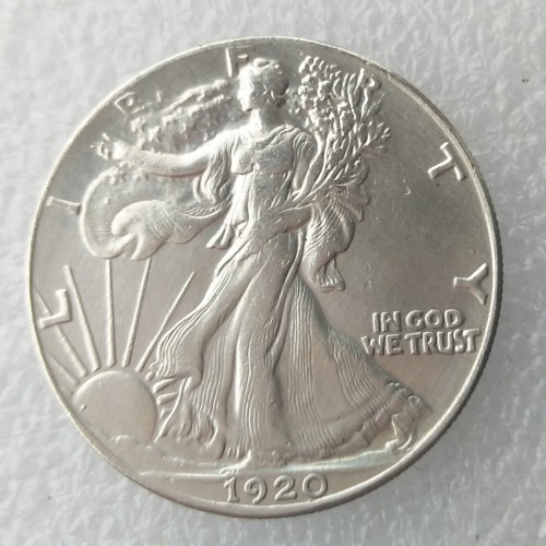 90% Silver US 1920D Walking Liberty Half Dollar Copy Coin