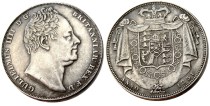 UF(29)Great Britain William IV Proof Crown 1831 Silver Plated Letter Edge Copy Coin