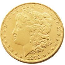 USA 1878cc-1893cc 13pcs Different Date For Chose Morgan Dollar Gold Plated Copy Coin