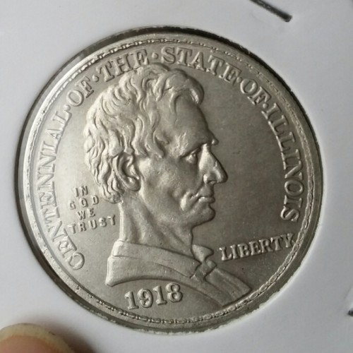 90% Silver US 1918 Lincoln Commemorative Half Dollar Copy Coin