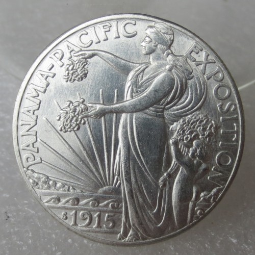 90% Silver US 1915-S Panama Commemorative Half Dollar Copy Coin