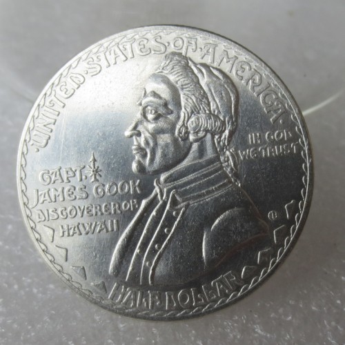 90% Silver USA 1928 HAWAIIN SESQUICENTENNIAL Half Dollar Commemorative Copy Coin