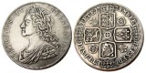 UF(36)GREAT BRITAIN 1735 George II one Crown Silver Plated Copy Coin