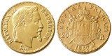 France Napoleon  20 France 1867A Gold Plated Copy Coin