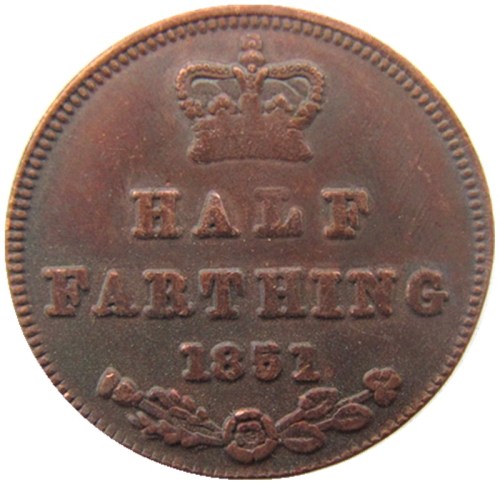 UK 1851 Great Britain / Ceylon Victoria Half Farthing copy coins