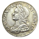 UK 1735/1740 4 Pence George II Silver Plated Copy coins