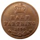 UK 1856 Great Britain / Ceylon Victoria Half Farthing copy coins