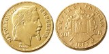 France Napoleon  20 France 1863B Gold Plated Copy Coin