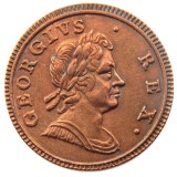 UK 1721 Browsing British Coins of George I,very rare copy coin