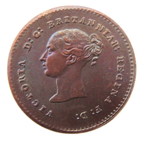 UK 1868 Great Britain / Ceylon Victoria Quarter Farthing Copy coins