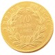 France 1868B 10 Francs Napoleon Gold Plated Copy Coin