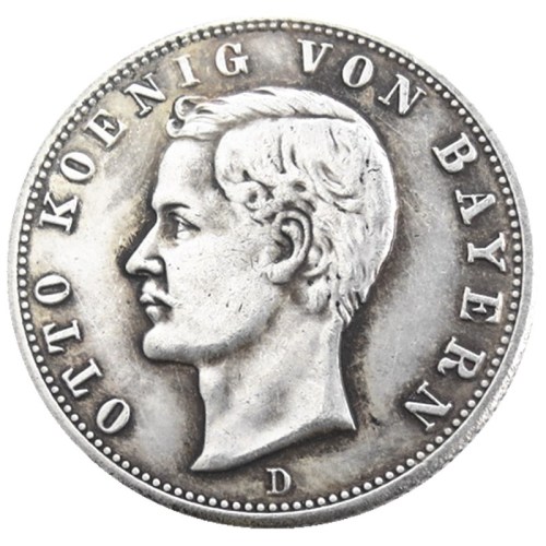 Germany Bavaria 2 Mark 1905 Silver Plated Copy Coins