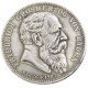 1907 German States BADEN 5 Mark Silver Plated Copy Coin