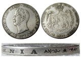 DE(02)1844 German 2 Thaler- Heinrich XX Silver Plated Copy Coin