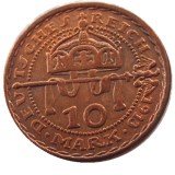 PRUSSIA (German S.) 10 Mark 1913 Proof - Bronze - PATTERN - Wilhelm II Copy Coin