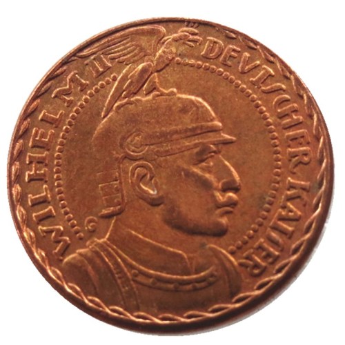 PRUSSIA (German S.) 10 Mark 1913 Proof - Bronze - PATTERN - Wilhelm II Copy Coin