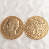 Germany 1904 Bavaria 10 Mark Gold Plated Copy Coins