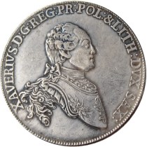 DE(32)GERMAN STATES, Thaler, 1767 Silver Plated Copy Coin