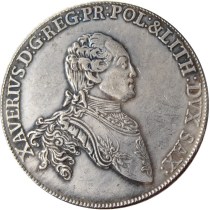 DE(32)GERMAN STATES, Thaler, 1767 Silver Plated Copy Coin