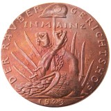 GERMANY 1923 , The Robber's Court 100% Copper or Silver Plated Copy Coins