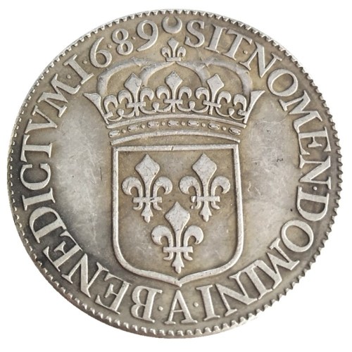 France 1 Ecu - Louis XIV 1689 Copy Coins