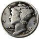 US 1929 P/S/D Mercury Dime Silver Plated Copy Coin