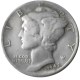 US 1942 P/S/D Mercury Dime Silver Plated Copy Coin