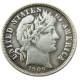 US 1909 P/S/O Barber Dime Silver Plated Copy Coin