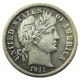 US 1911 P/S Barber Dime Silver Plated Copy Coin
