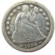 US 1854 P/S Liberty Seated Dime Silver Plated Copy Coin