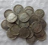 U.S. Coins whole set(1892-1916)-P-S-O-D 76pcs Barber Dime Retail Copy Coins