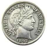 U.S. Coins whole set(1892-1916)-P-S-O-D 76pcs Barber Dime Retail Copy Coins